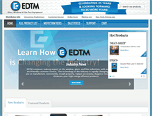 Tablet Screenshot of edtm.com